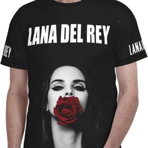 Lana Del Rey T-Shirt Rose Lana Del Rey T-Shirt