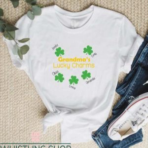Lucky Charm T Shirt Personalized Grandma’s Lucky Charms