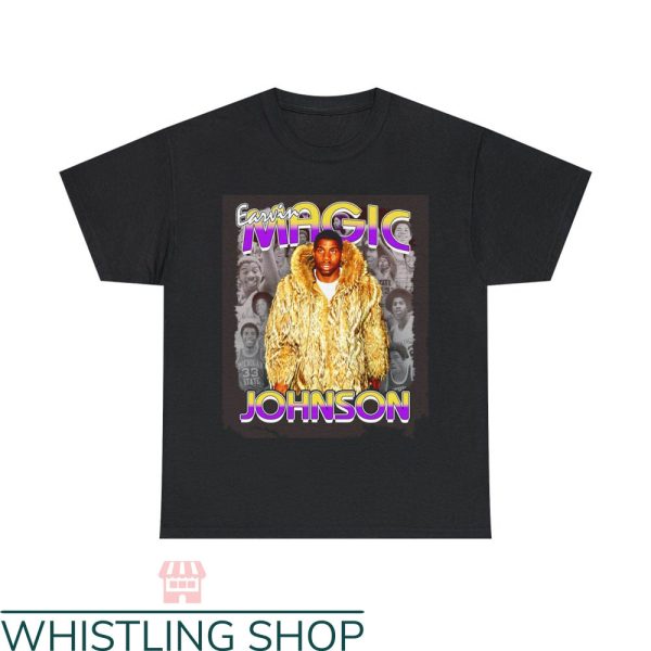 Magic Johnson T-Shirt Earvin Magic Johnson 90s Bootleg