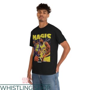 Magic Johnson T-Shirt Thunder Vintage Style Rap T-Shirt