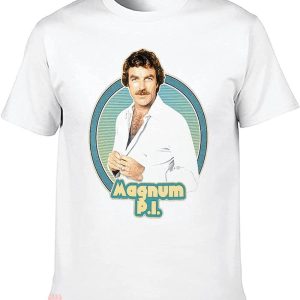 Magnum Pi T-Shirt 80s Action Movie Merch Hawaii 90s TV