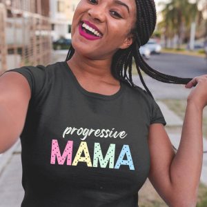 Mama Embroidered T-shirt Progressive Mama Mother Day 2023