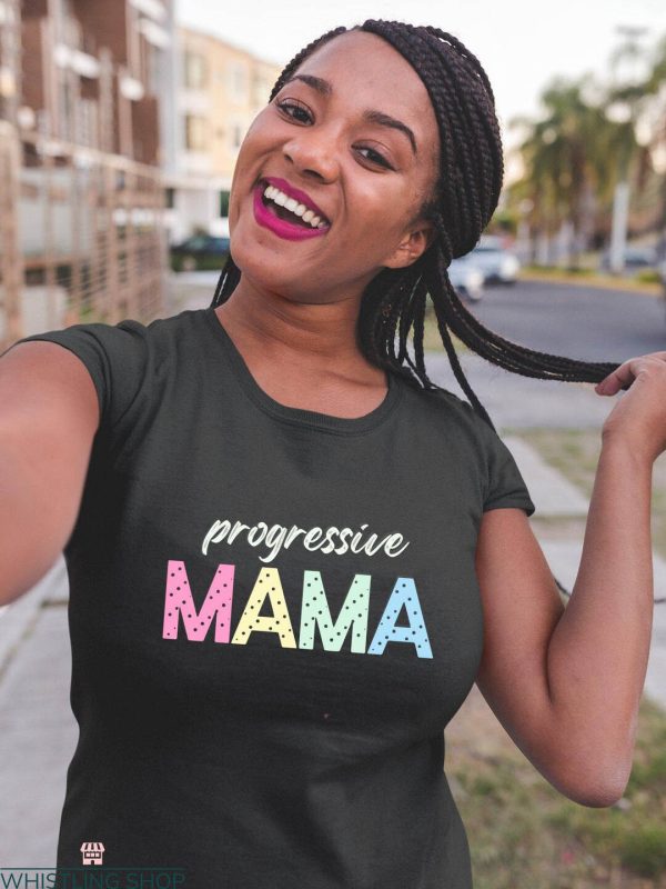Mama Embroidered T-shirt Progressive Mama Mother Day 2023