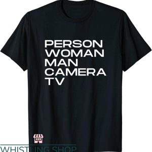 Man Woman Tv Camera Person T-shirt