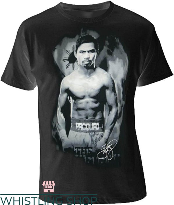 Manny Pacqiao T-Shirt Famous Boxer In The World Trending Tee