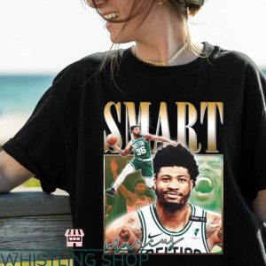 Marcus Smart T-Shirt Marcus Smart Retro 90s Vintage Style