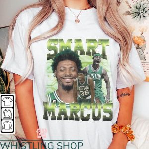 Marcus Smart T-Shirt Retro Vintage Style Inspired Tee NBA
