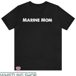 Marine Mom T Shirt Armed Forces Gear Ladies US Marine Mom