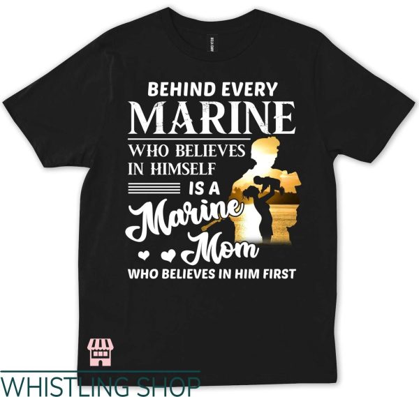 Marine Mom T Shirt Marine Mom Gift Shirt For You Funny