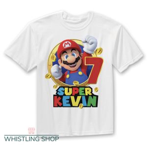 Mario Birthday T Shirt Custom