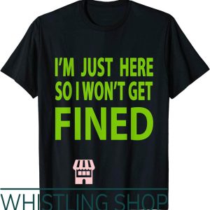 Marshawn Lynch T-Shirt Just Here Get Fined Sports Enthusiast