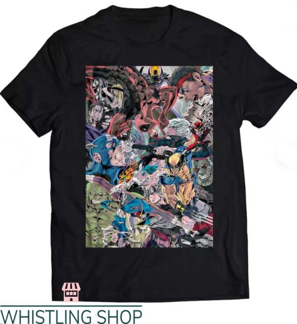 Marvel Vs Capcom T Shirt MVC3 Arcade Flyer Film Shirt