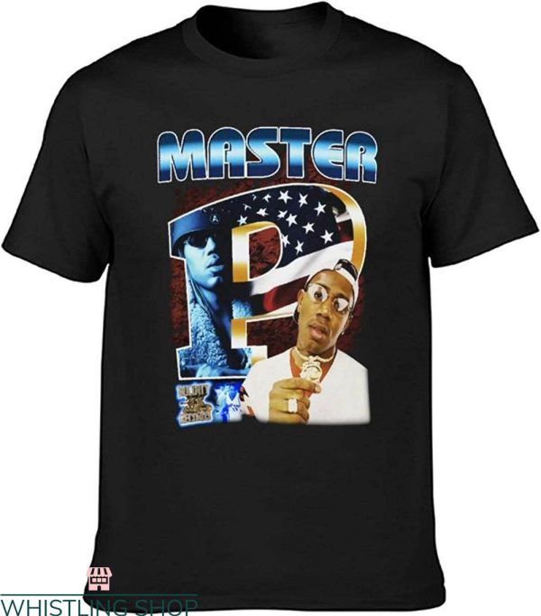 Master P T-Shirt No Limits Records Pattern Vintage 90s Rap