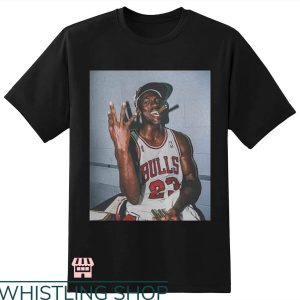 Michael Jordan Vintage T-Shirt Jordan No.23 Basketball NFL