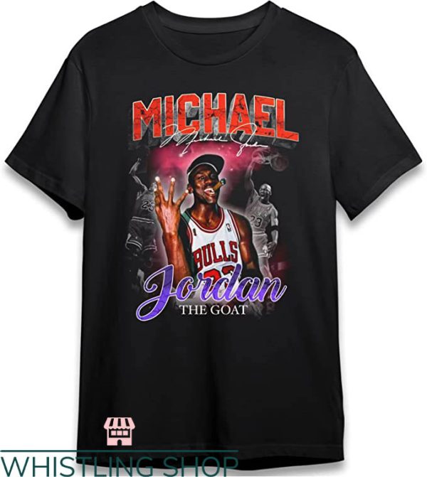 Michael Jordan Vintage T-Shirt Legend Basketball Player NFL
