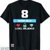 Minecraft Birthday T-Shirt 8th Birthday Years Old Level