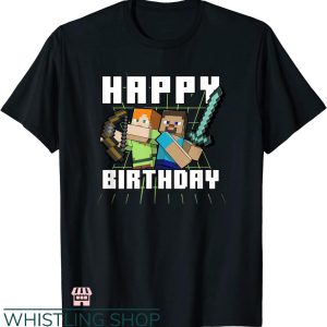 Minecraft Birthday T-Shirt Happy Birthday T-Shirt