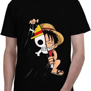 Momonga One Piece T-Shirt Funny Luffy One Piece