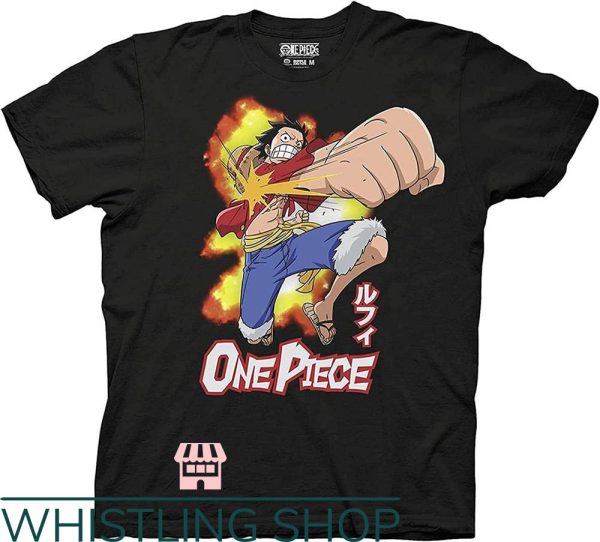 Momonga One Piece T-Shirt Monkey D.Luffy One Piece