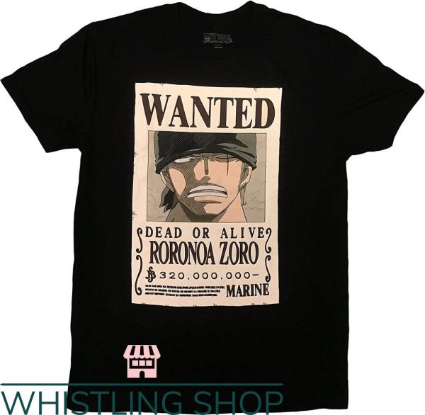 Momonga One Piece T-Shirt Roronoa Zoro Pirate Hunter