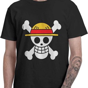 Momonga One Piece T-Shirt Skull Anime T-Shirt