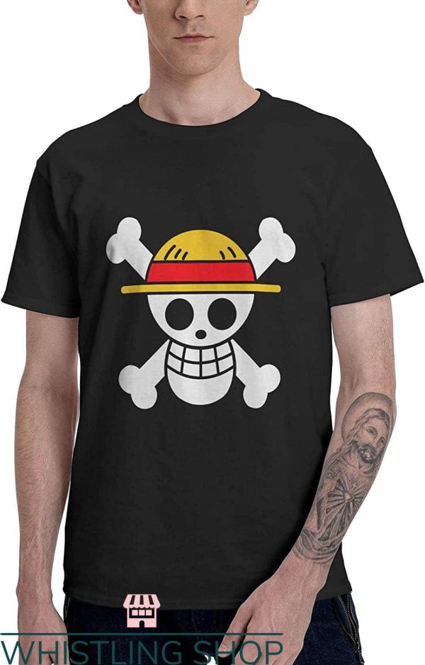 Momonga One Piece T-Shirt Skull Anime T-Shirt