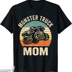 Monster Truck T-Shirt Mom Retro Vintage Engines Tee