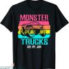 Monster Truck T-Shirt Trucks Are My Jam Engines Car Lovers