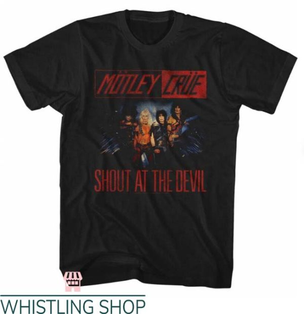 Motley Crue Shout At The Devil T Shirt Motley Crue SATD Band
