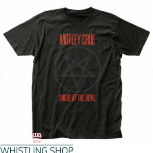 Motley Crue Shout At The Devil T Shirt Rock N Roll Retro