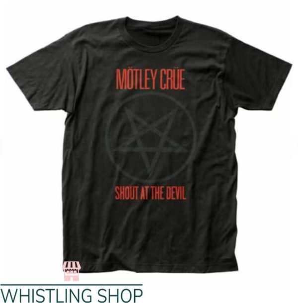 Motley Crue Shout At The Devil T Shirt Rock N Roll Retro