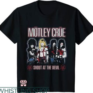 Motley Crue Vintage T-shirt Shout At The Devil Heavy Rock