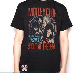 Motley Crue Vintage T-shirt Shout At The Devil World Tour 83