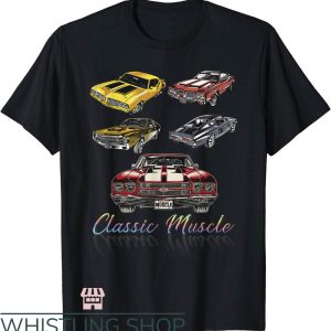 Muscle Cars T-Shirt Classic Car American Muscle Cars Novelty