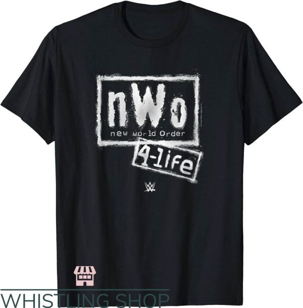 Nwo Wolfpac T-Shirt New World Order 4-life Wrestling Shirt