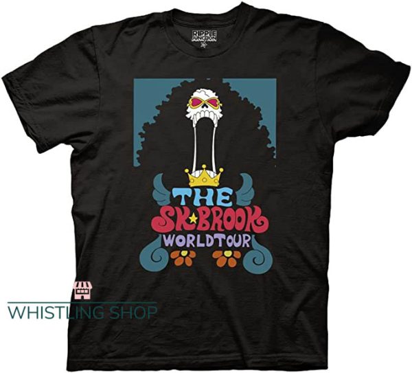 One Piece 1072 T Shirt Brook Soul King of The Straw