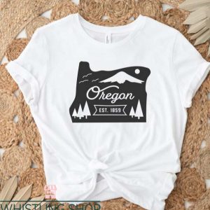 Oregon Trail T Shirt  Gift From Oregon 50 States T Shirt