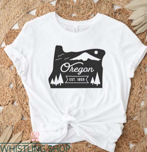 Oregon Trail T Shirt  Gift From Oregon 50 States T Shirt
