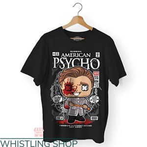 Patrick Bateman T-shirt American Psycho Movie Comic Style