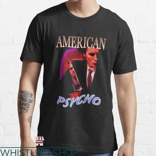 Patrick Bateman T-shirt American Psycho Movie Crazy Man