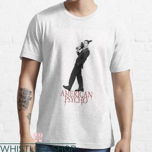 Patrick Bateman T-shirt Crazy Man With Saw American Psycho