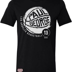 Paul George T-Shirt PG No.13 Los Angeles Basketball T-Shirt