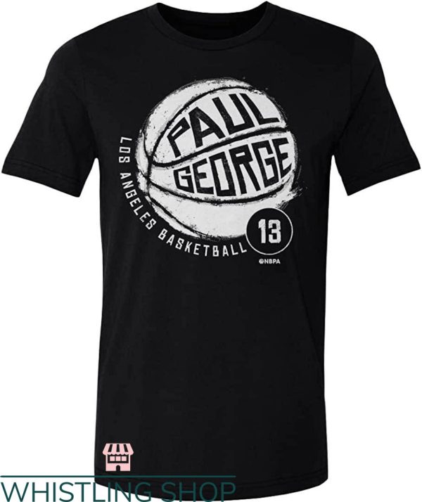Paul George T-Shirt PG No.13 Los Angeles Basketball T-Shirt