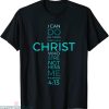 Philippians 4 13 T-shirt Bible Verse Inspirational Strength