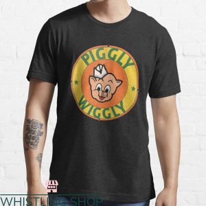 Piggly Wiggly T-shirt Piggly Logo The Best Supermarket US