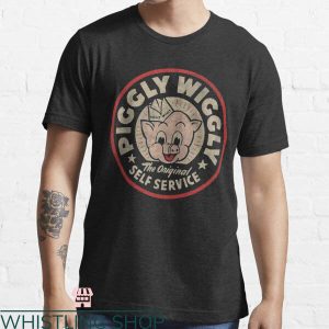 Piggly Wiggly T-shirt The Original Self Service Vintage Pig