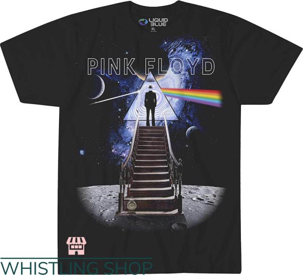 Pink Floyd The Barber T-shirt Pink Floyd Stairway To The Moon