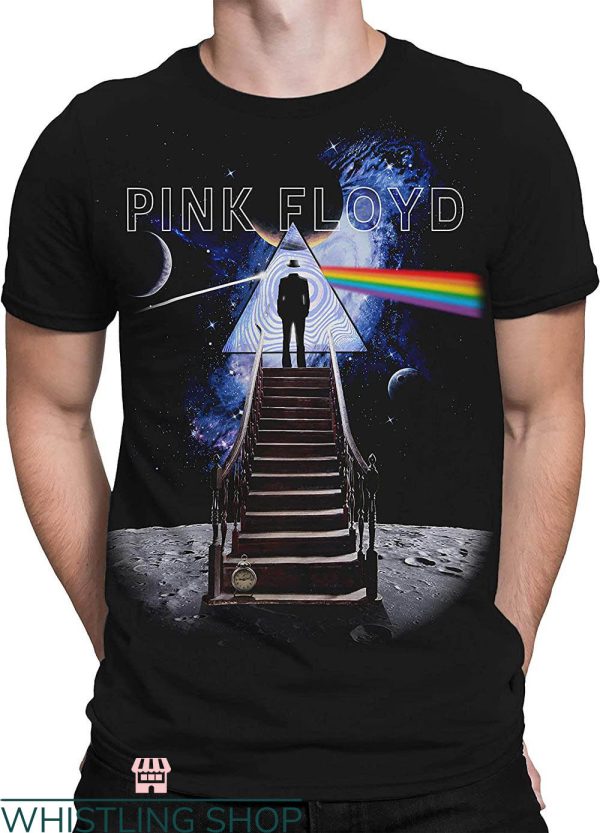 Pink Floyd The Barber T-shirt Pink Floyd Stairway To The Moon