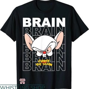 Pinky And The Brain T-shirt Brain Big Face T-shirt