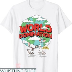 Pinky And The Brain T-shirt World Domination T-shirt